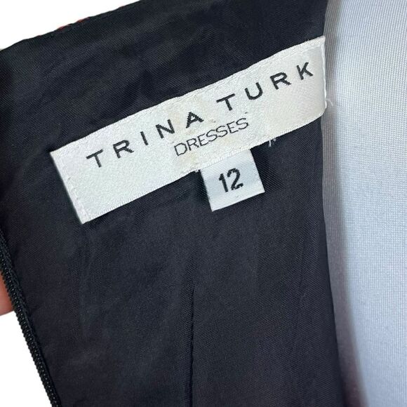 Trina Turk Women’s Multicolor Fit And Flare Dress, Size 12 - Picture 7 of 10